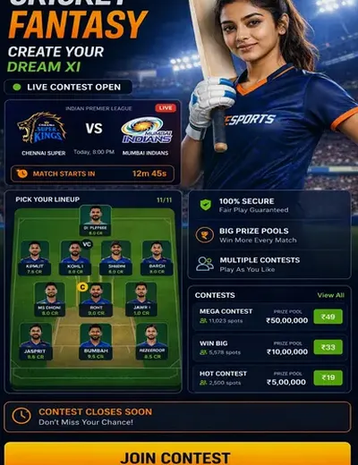 Iplfantasy (ipl fantasy cricket) fantasy cricket & matchday visual 3